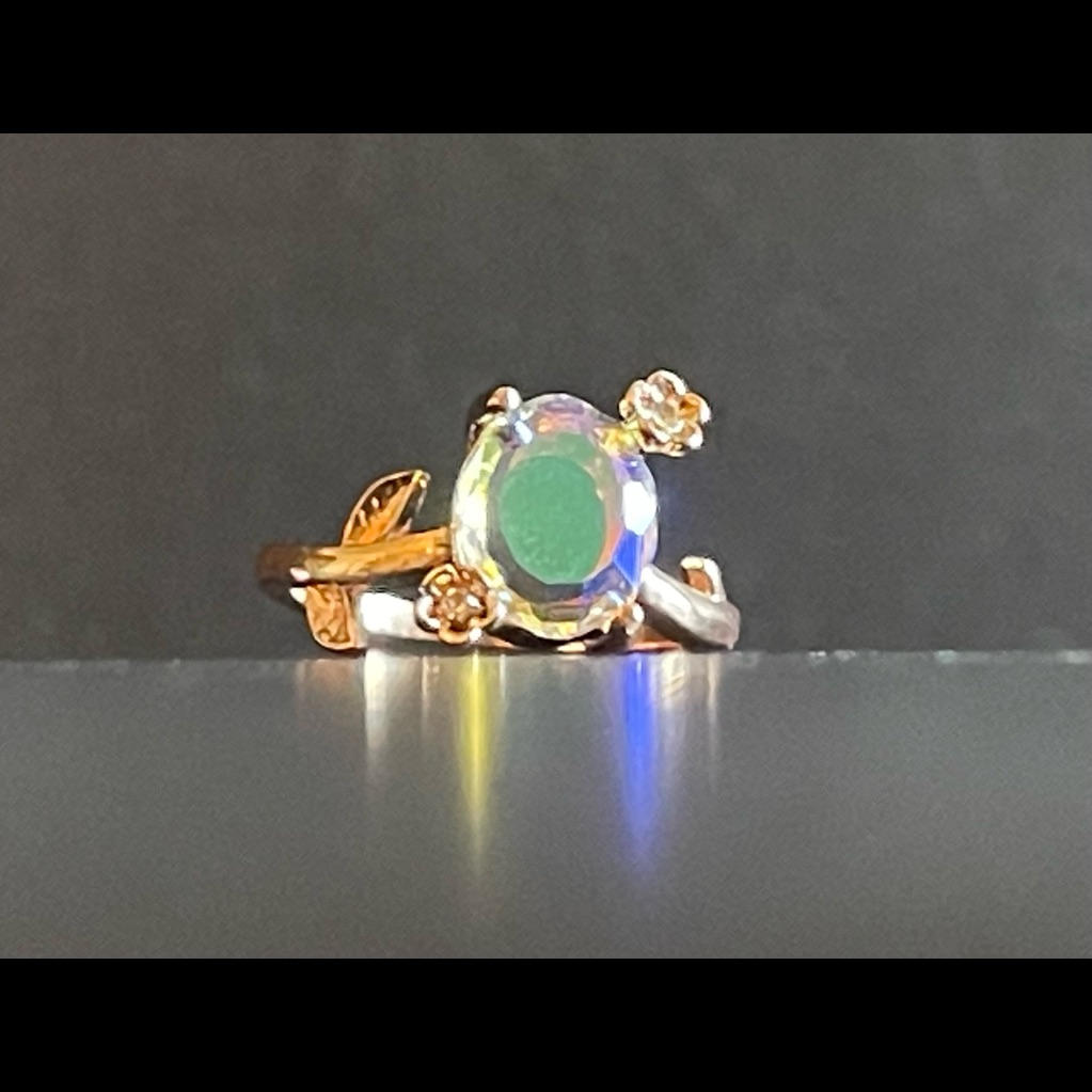 Dreamers Moonstone Rings Delicate Branch & Tiny Blooms Calm Womens Jewelry Gifts